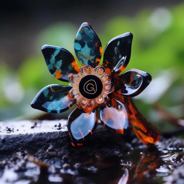 High-quality glass flower petals